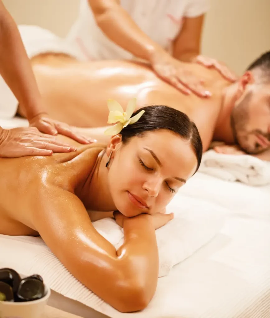 Massage bien-être en duo dans un cadre chaleureux et apaisant chez Cévennes Bien-Être